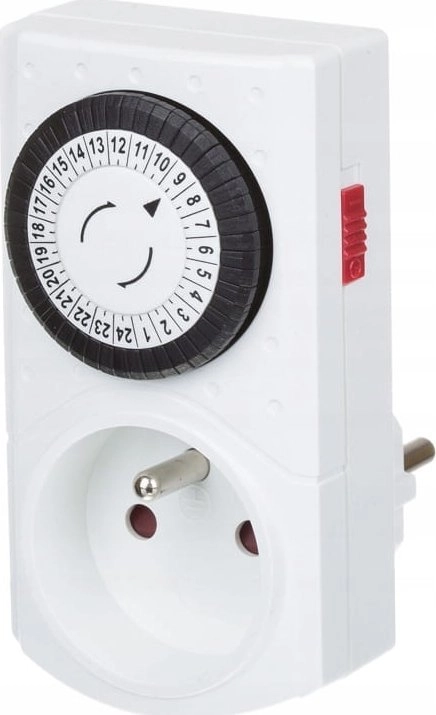 Düwi Mechanical timer  white  24/7  48
