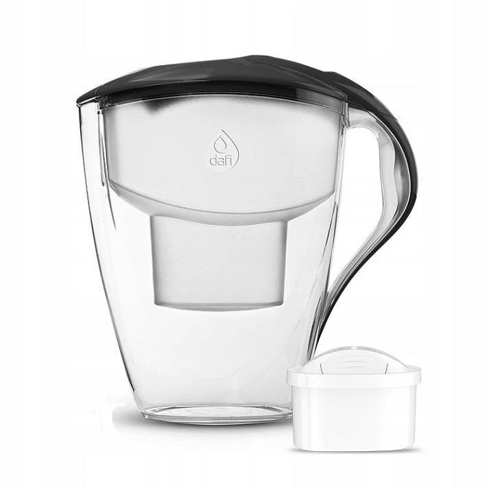 Dafi Crystal LED Black filter jug