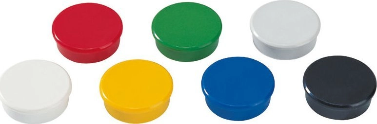 Magnets Dahle 38mm round mix 10pcs/pack