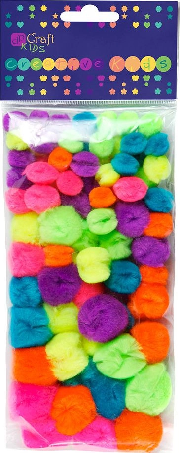 Dalprint Pompony akrylowe mix neon (