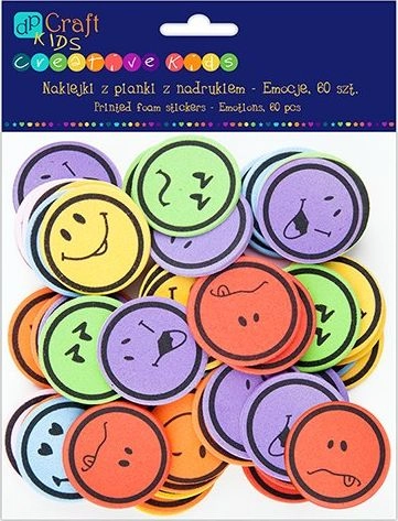 Emotion foam stickers 60 pcs ZE32DLP