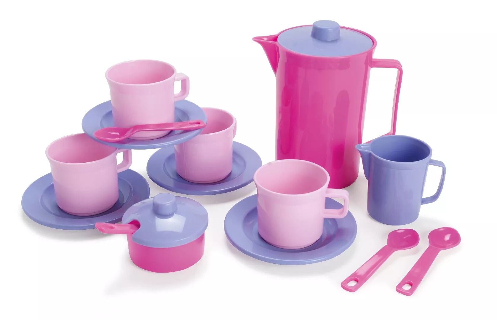 Dantoy - Coffee set  Pink (4396)