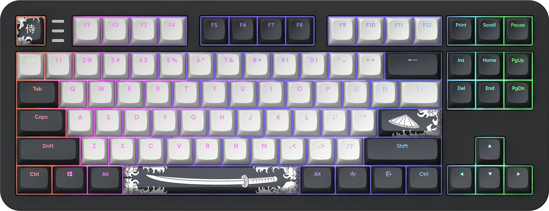 Klawiatura Dark Project ALU87B Bushido G3Ms