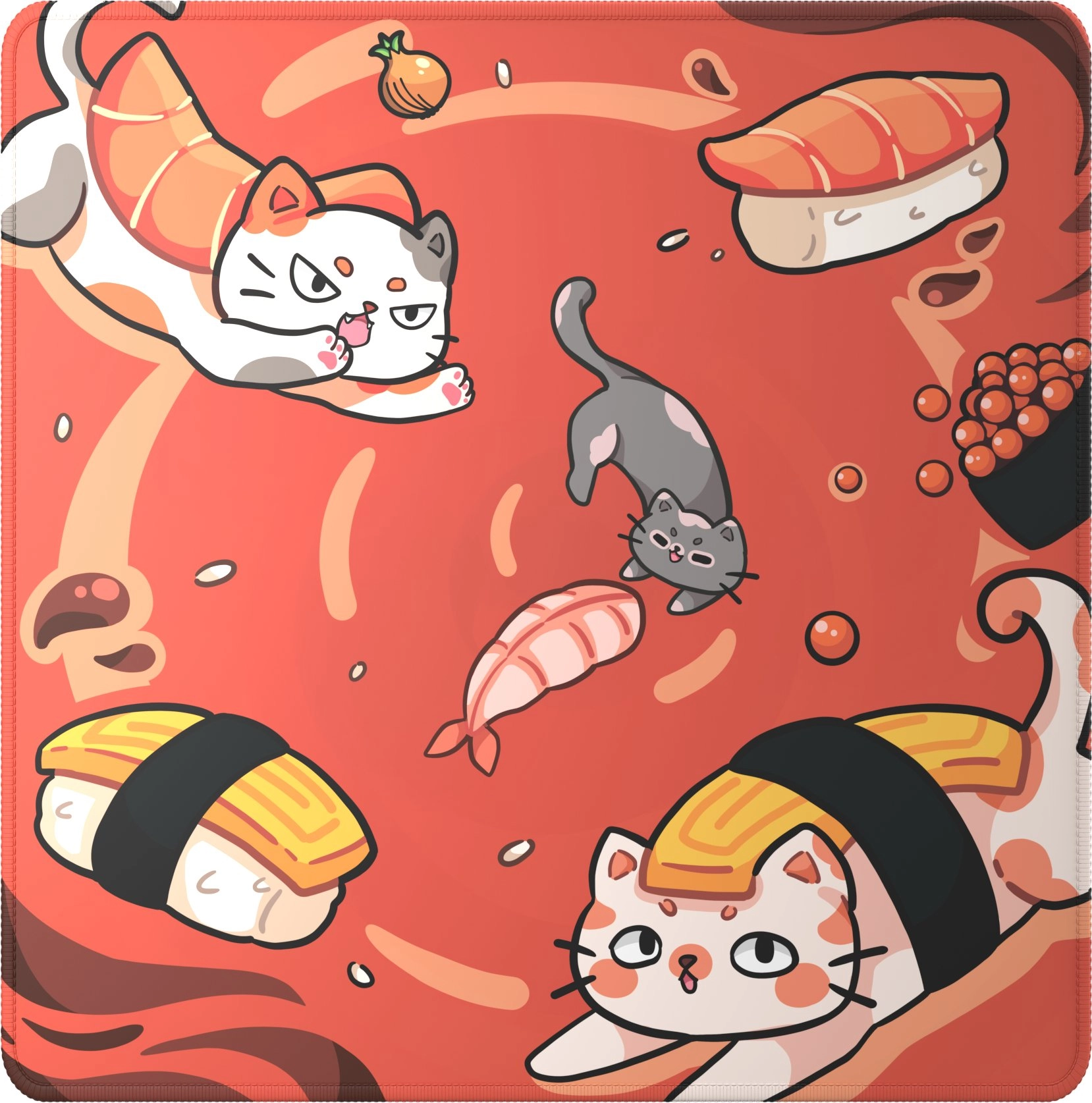Podkładka Dark Project Sushi Cats Pro