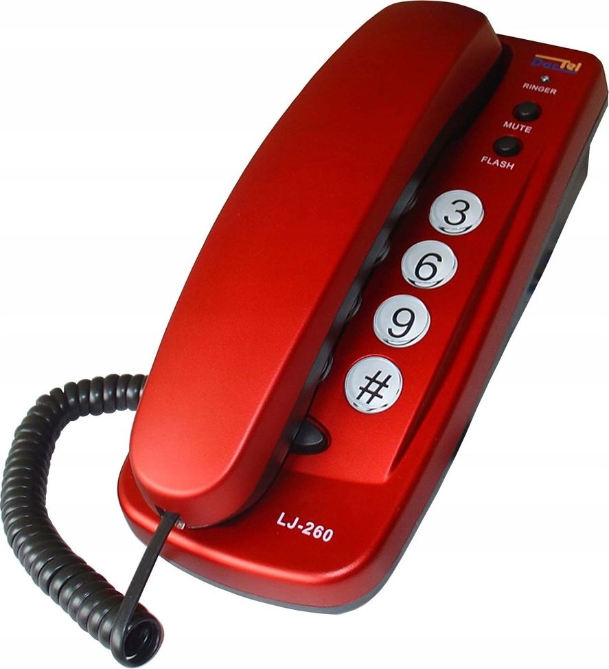 Dartel LJ-260 Burgundy landline phone (