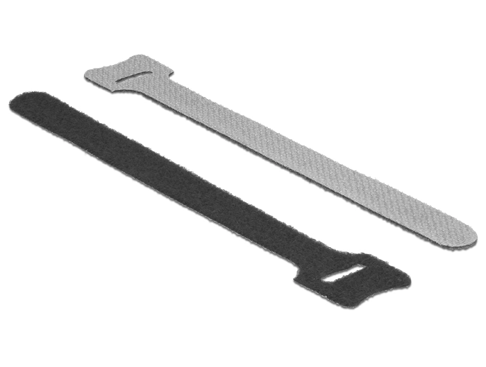 DeLOCK 18686 hook/loop fastener Black 10