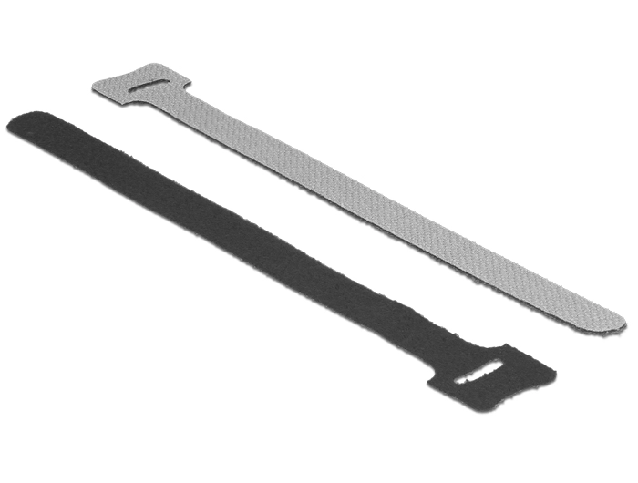 DeLOCK 18687 hook/loop fastener Black 10