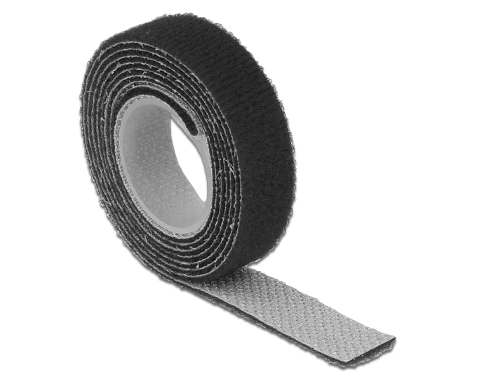 DeLOCK 18709 hook/loop fastener Black 1