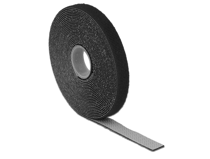 DeLOCK 18711 hook/loop fastener Black 1
