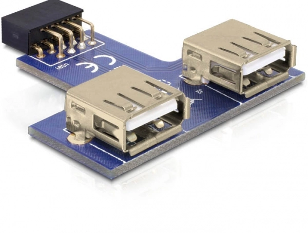DeLOCK 9-pin 2.54 mm/2 x