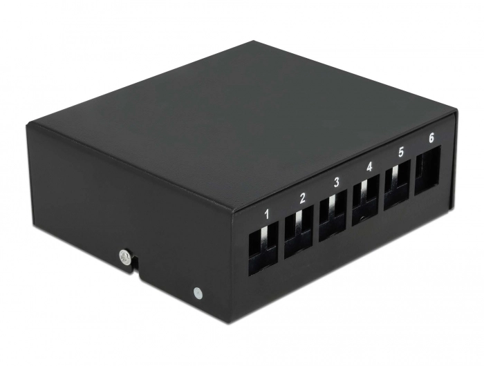 DeLOCK Keystone Patch Panel 6 Port