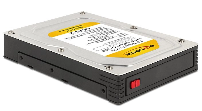 DeLOCK 47224 storage drive enclosure Black