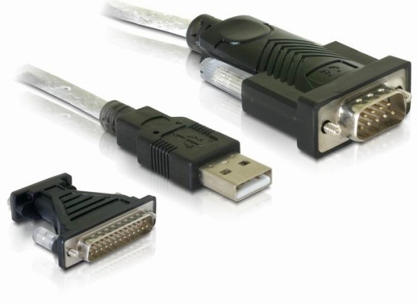 DeLOCK 61308 serial cable Black USB