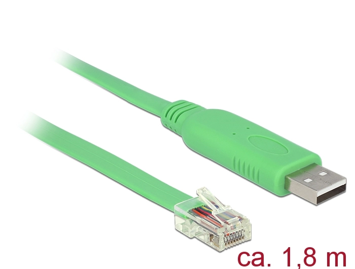 DELOCK USB-Adapter USB/A - RS232 RJ45