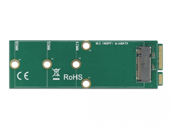 DeLOCK Adapter mSATA to M.2