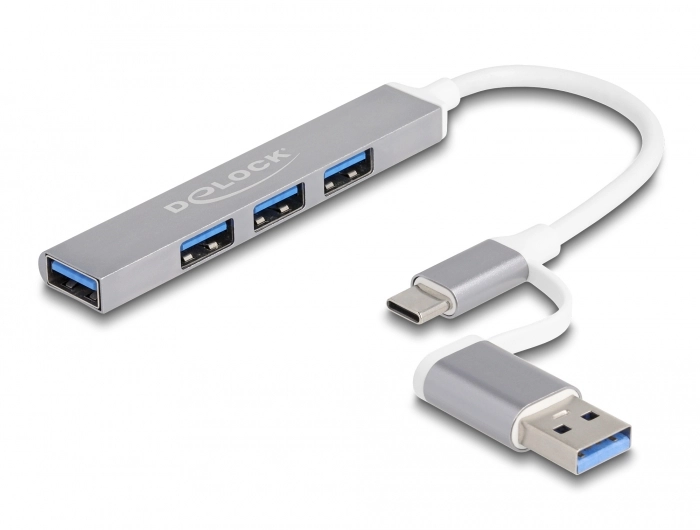 DeLOCK 4 Port Slim USB Hub