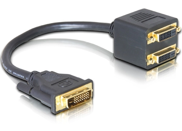 DeLOCK Adapter DVI25 M 2x DVI25