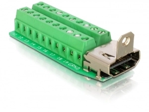 DeLOCK Adapter HDMI female  Terminal Block