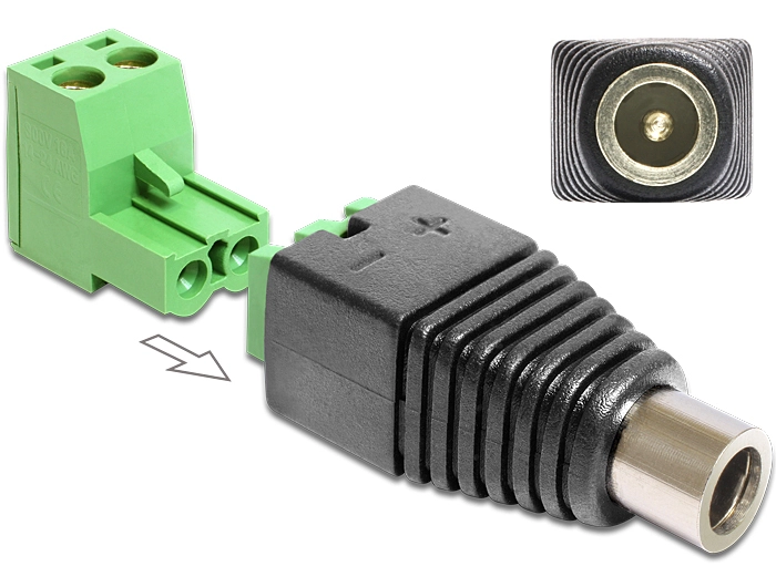 DeLOCK 65423 cable gender changer DC