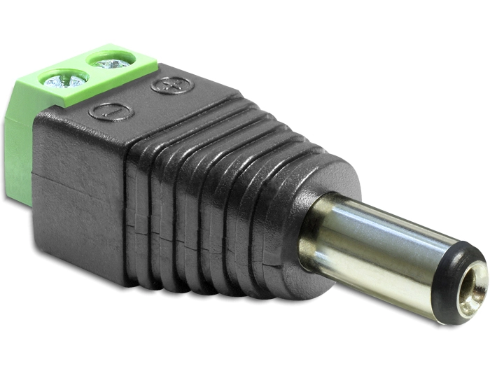 Delock AV adapter Terminal Block black