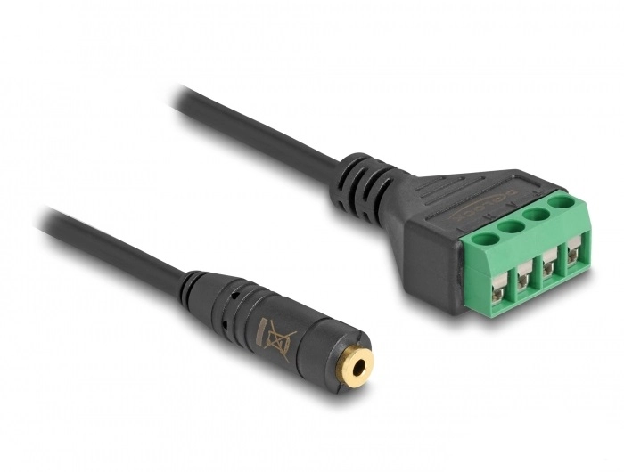 DeLOCK Cable Stereo jack male 3