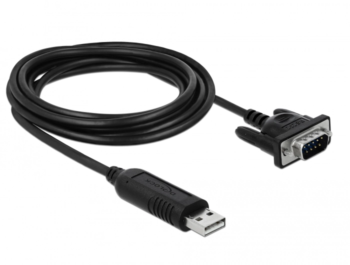 DeLOCK 66282 serial cable Black 1