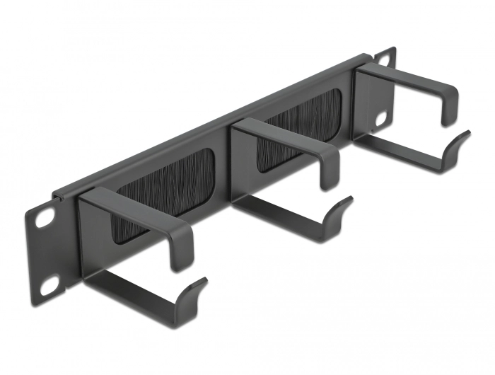 DeLOCK 10" Cable Management Brush Strip