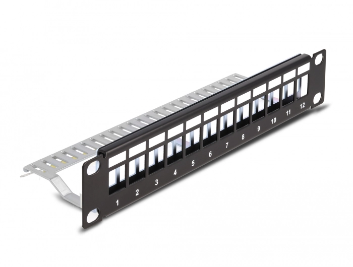 DeLOCK 10" Keystone Patch Panel 12