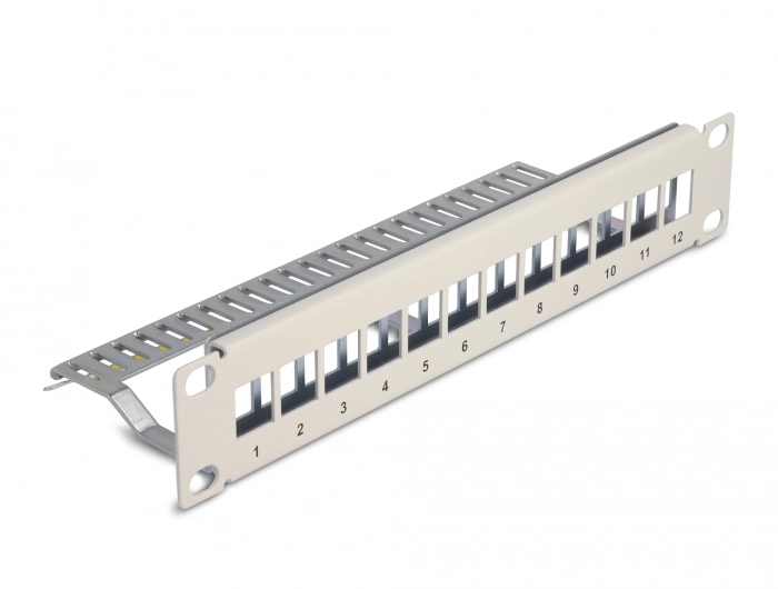 DeLOCK 10" Keystone Patch Panel 12