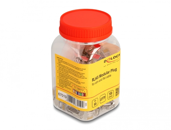 DeLOCK RJ45 Modular Plug Cat.6A