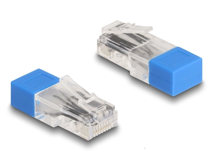 DeLOCK RJ45 plug with terminating resistor