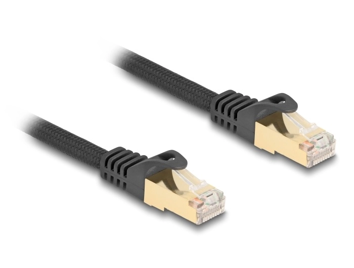 DeLOCK RJ45 Network Cable with braided