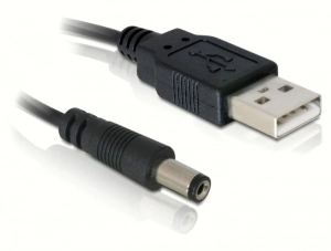 DeLOCK Cable USB Power Black 1