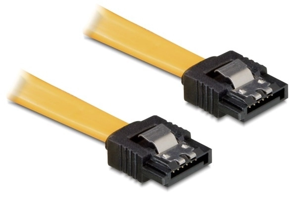 DeLOCK 0.2m SATA cable Yellow