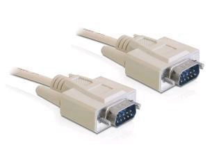 DeLOCK RS-232  1m serial cable Beige