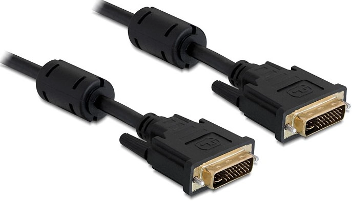 DeLOCK 5m DVI-I DVI cable Black