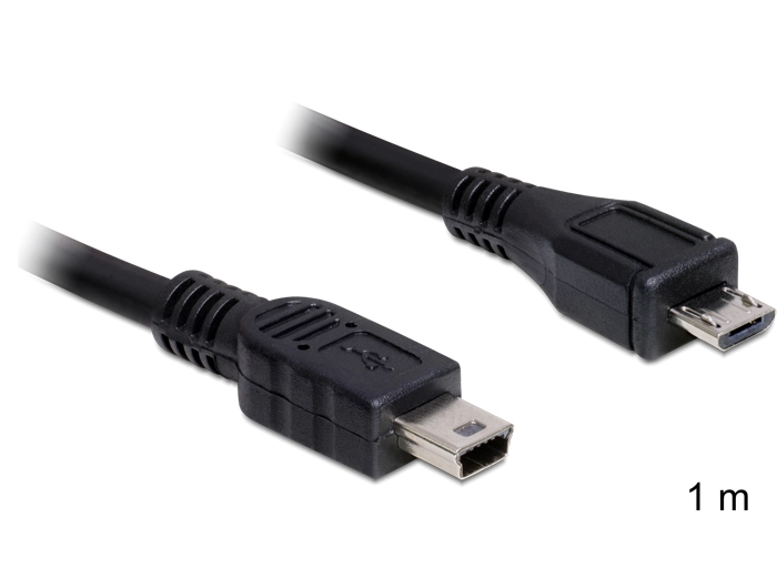 DeLOCK 1m USB2.0 microB/miniB USB