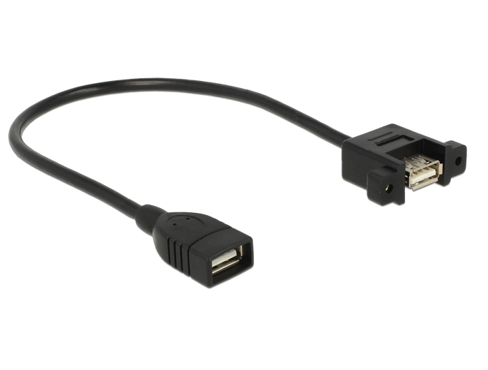 DeLOCK 0.25m 2xUSB2.0-A USB