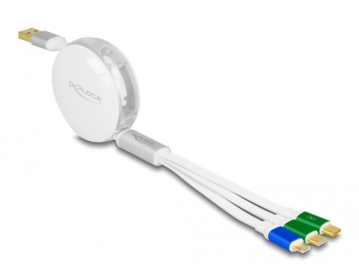 DeLOCK USB 3 in 1 Retractable