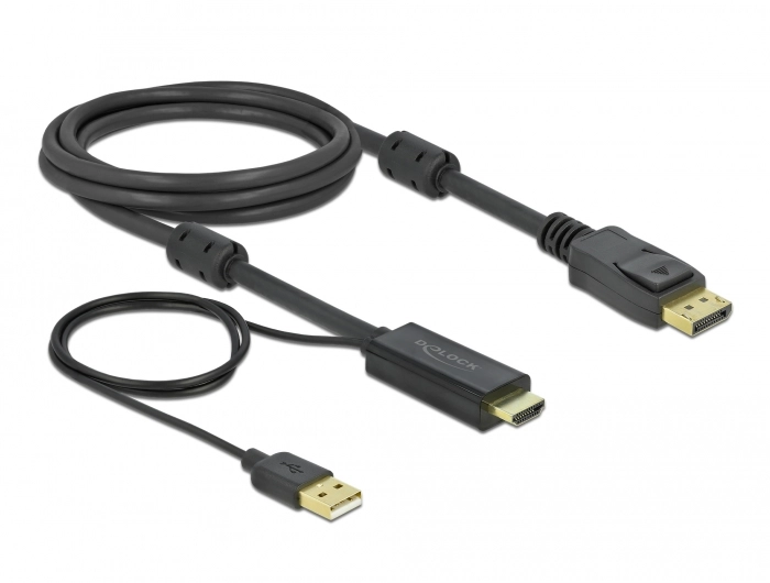DeLOCK HDMI to DisplayPort cable 4K