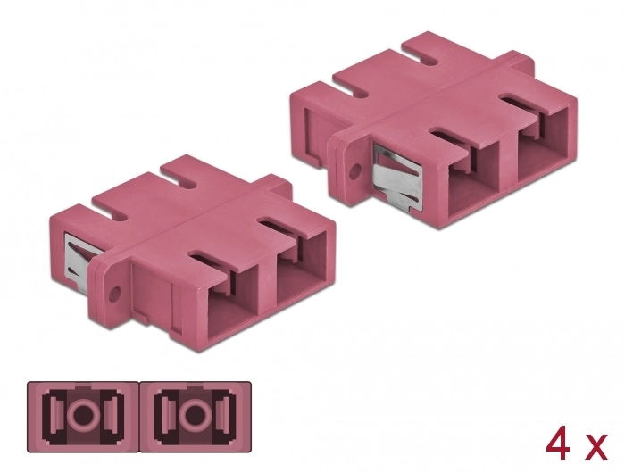 DeLOCK Optical Fiber Coupler SC Duplex