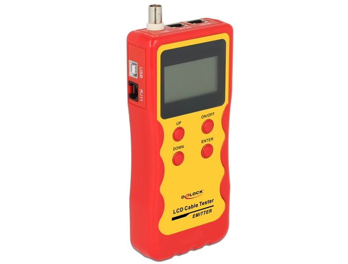 DeLOCK 86108 network cable tester Yellow