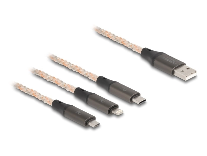 DeLOCK USB RGB Charging Cable 3