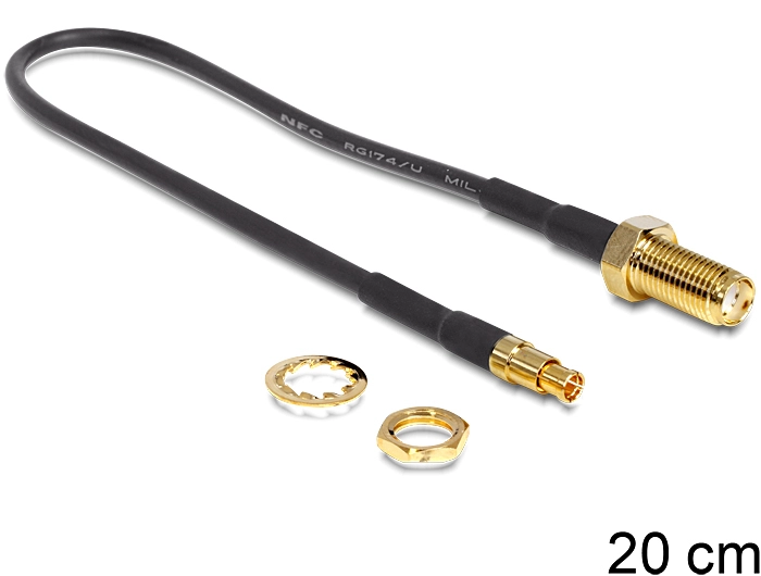 DeLOCK 88484 coaxial cable RG-174 0