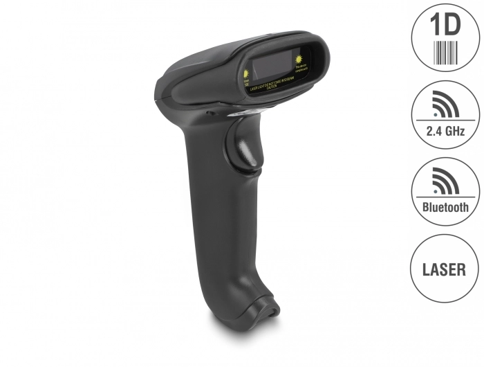 DeLOCK Barcode Scanner 1D Laser for
