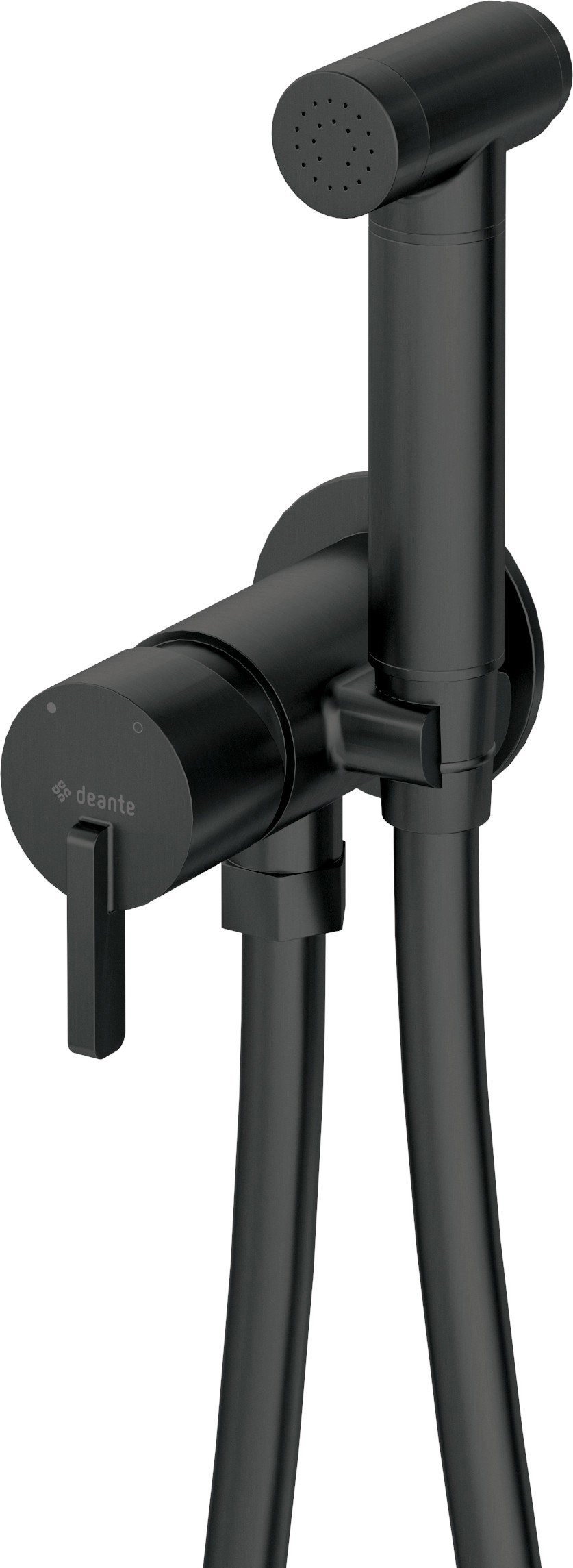 Deante Silia concealed bidet faucet black