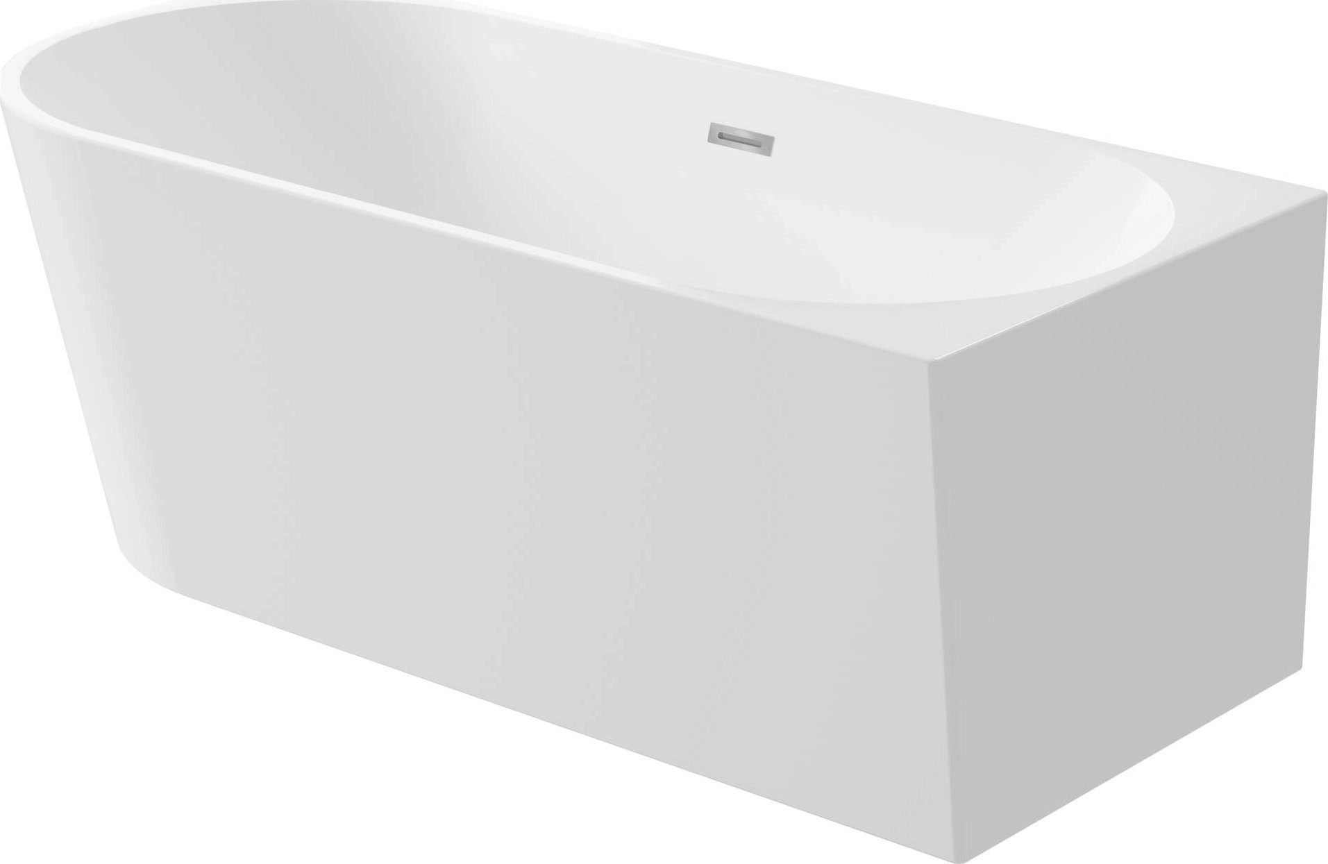 Right corner/freestanding acrylic bathtub - 150