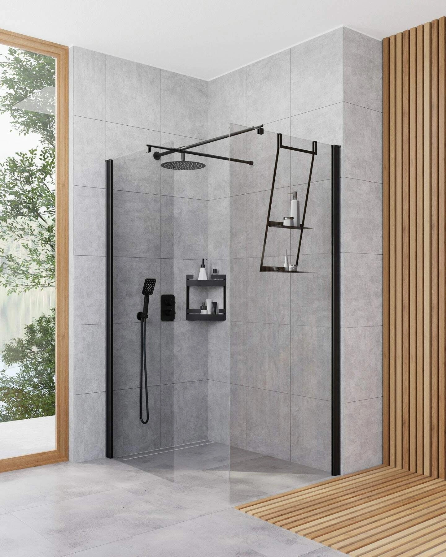 Deante Kerria Plus square cabin 100