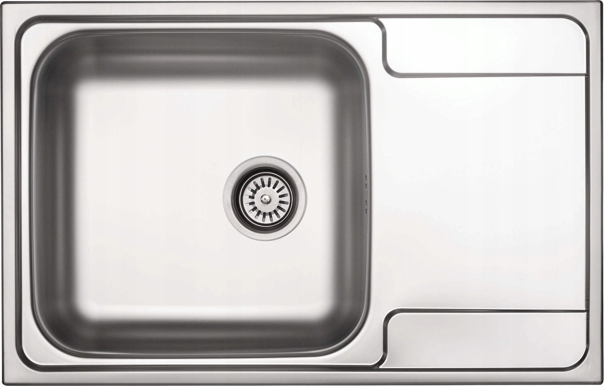 1-bowl steel sink with drainer ZEO_011C