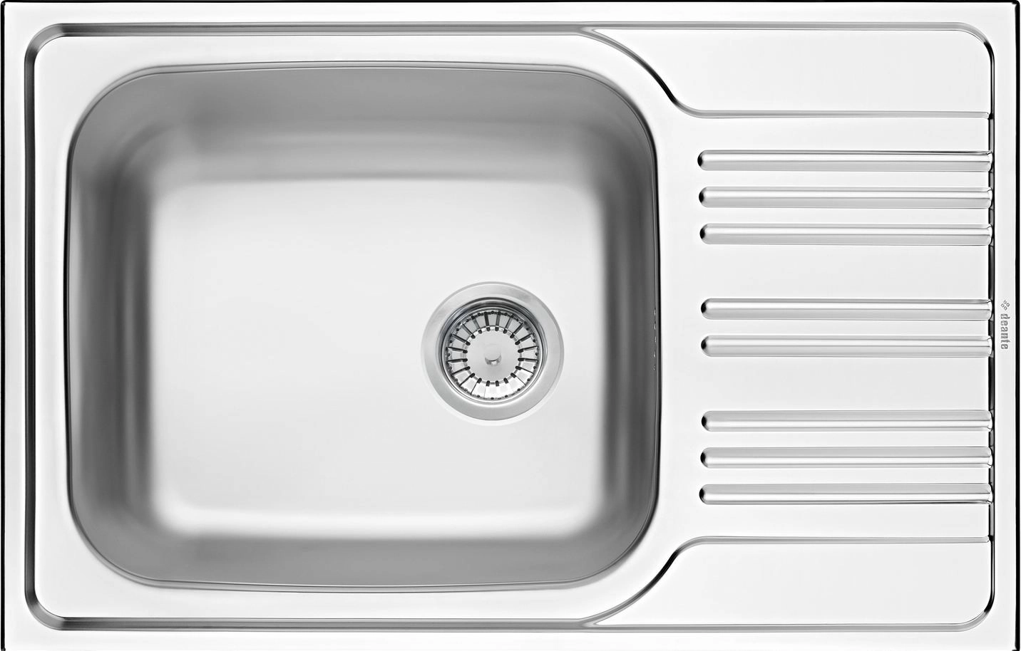 1-bowl steel sink with drainer ZEX_011B